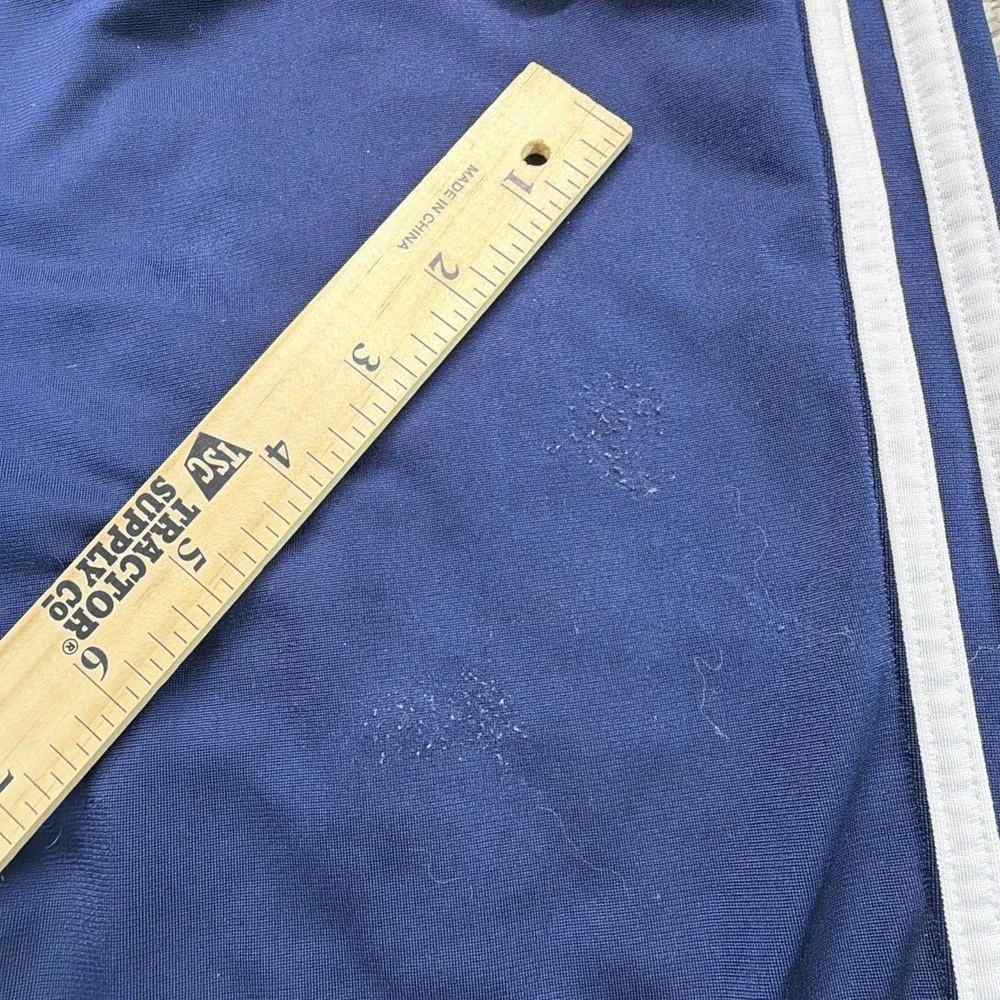 Vintage Y2K Adidas Jogger Pants Blue White 3 Stripes Youth‎ XL 2003